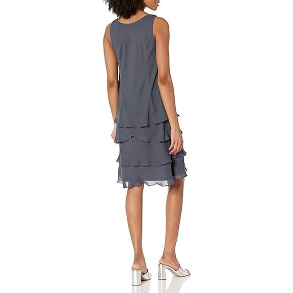 SLNY Women's Plus Size Embellished Tiered Dress Size 20W SLNY Fashions - Picture 2 of 4